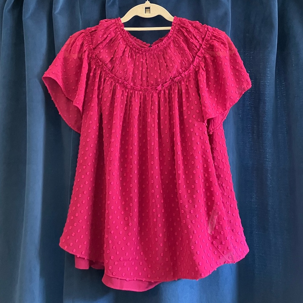 NWT J.Crew | Clip Dot Blouse